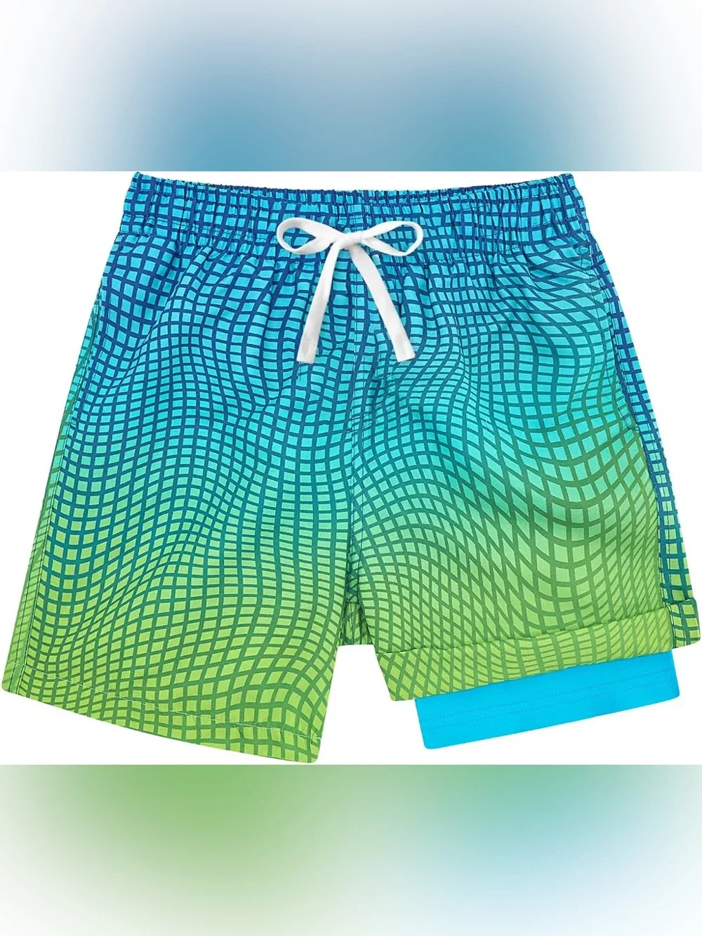 Boys Swim Trunks with Compression Liner
